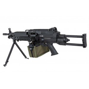 Страйкбольный автомат SA-F249 PARA FLEX™ GATE X-ASR™ Machine Gun Black [SPECNA ARMS]